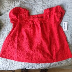 NWT Old Navy red ss top